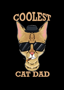 Coolest Savannah Cat Dad