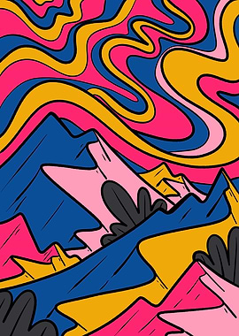 Flowing clouds mounts