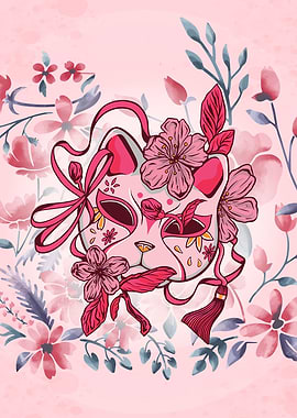 Japanese Kitsune Mask