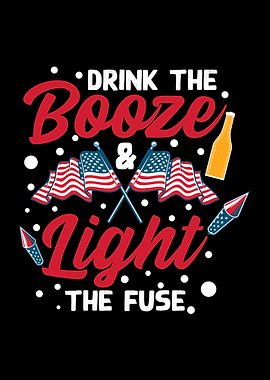 USA Beer 4th July Firework