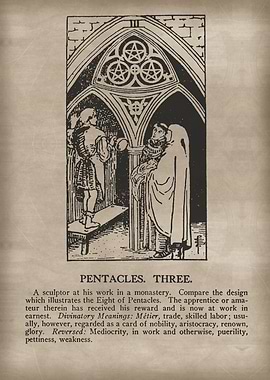 Pentacles Three Tarot
