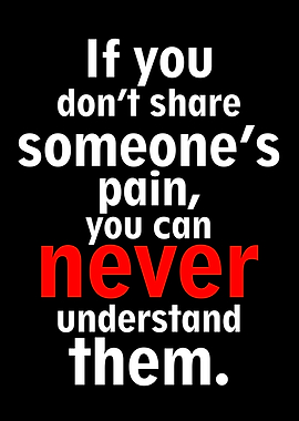 If you dont share someones