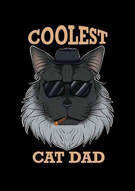 Coolest Maine Coon Cat Dad