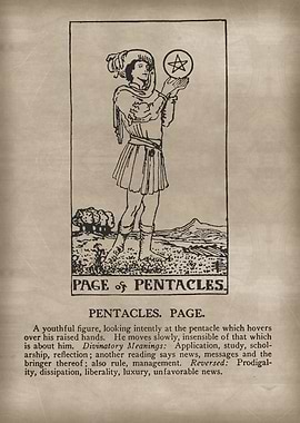 Page of Pentacles Tarot