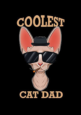 Coolest Sphynx Cat Dad