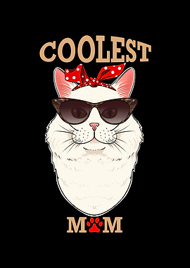 Turkish Angora Cat Mom