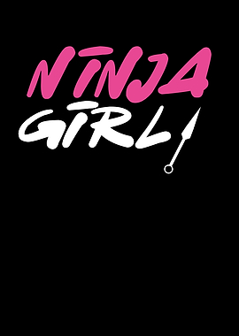 Pink ninja girl