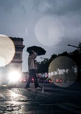 Rainy day in Paris