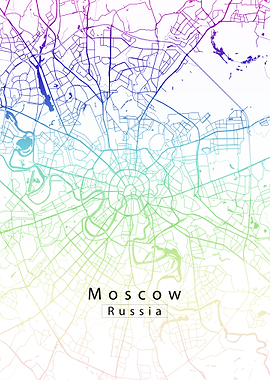 Moscow City Map