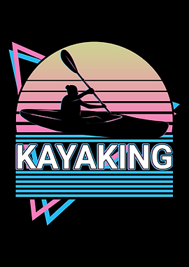 Kayaking Retro