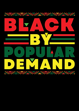 Black Popular Proud Black