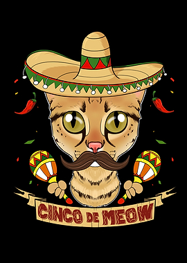 Cinco de Mayo Savannah Cat