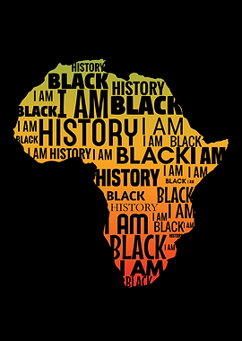 Word Cloud Proud Black