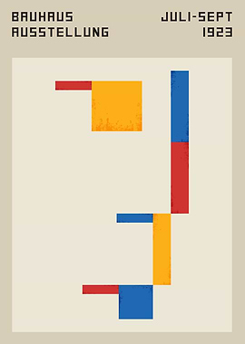 Geometric Bauhaus Portrait