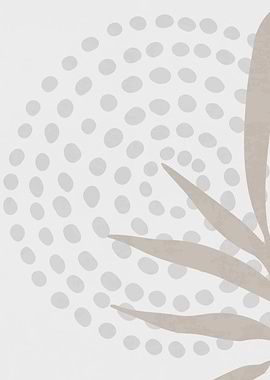 Dotted Circle and leaf