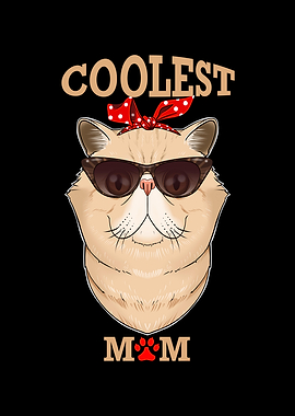 Exotic Shorthair Cat Mom