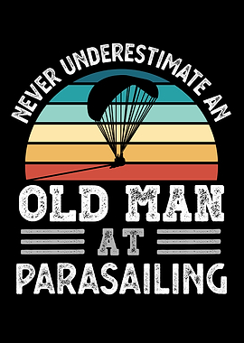 Old Man at Parasailing