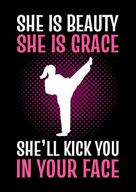 Karate Shes Beauty