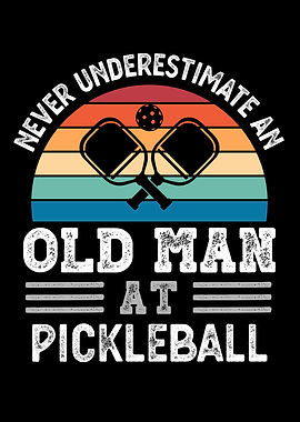 Old Man at Pickleball