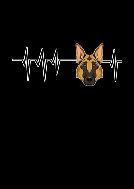 German Shepherd Heartbeat