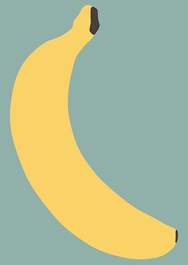 Retro Banana Poster