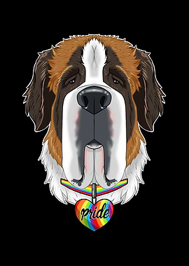 Saint Bernard LGBTQ Flag
