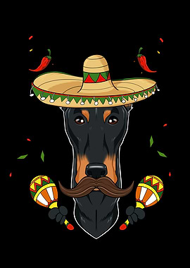 Cinco De Mayo Doberman