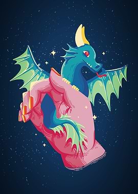 Cute Baby Fantasy Dragon