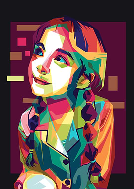 beautiful little girl wpap