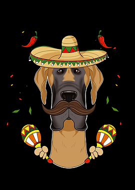 Cinco De Mayo Great Dane