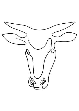 Wagyu One Line Art
