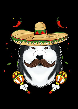 Cinco De Mayo Husky
