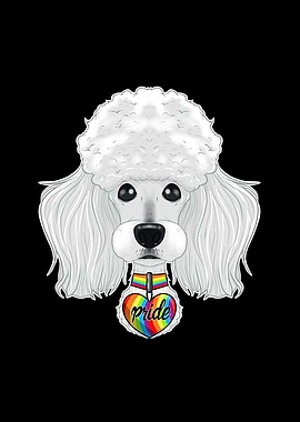 Poodle LGBTQ Flag I Gay