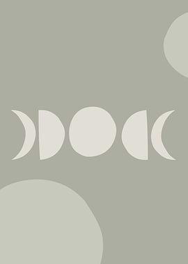 Boho Crescent Moon Phases