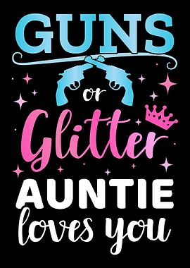 Gender reveal guns or glit