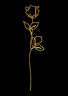 One Line Flower 7