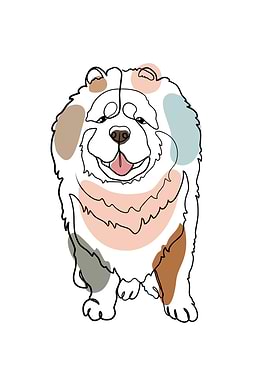 Dog One Line Art Minimalis