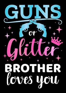 Gender reveal guns or glit