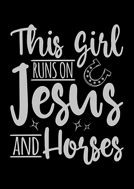 This Girl Runs On Jesus