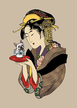 Tea Time with Frenchie