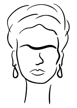 Woman Line Art