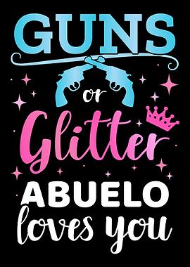 Gender reveal guns or glit