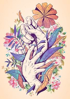 Expressionistic Flowers