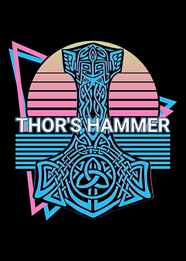 Thor Hammer Mjolnir Retro