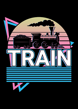 Train Railroad Retro