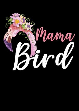 Mama Bird Pink Flamingo