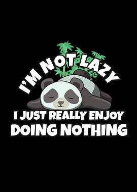 Lazy Sleeping Panda Gift