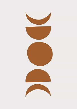 Boho Moon Phases Kids Room