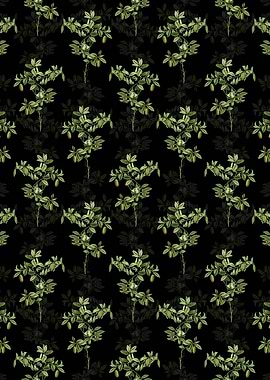 Floral Apple Berry Pattern