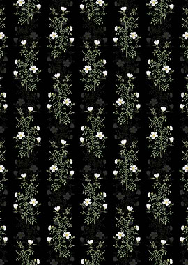 Floral Hedge Rose Pattern